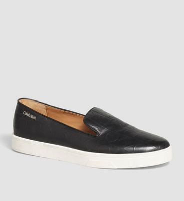 calvin klein slip on trainers womens