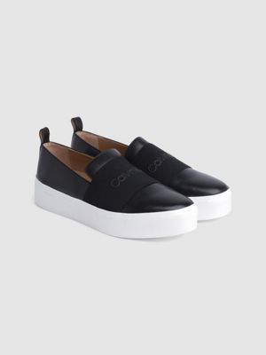 Slippers aus Leder Calvin Klein® | 00000E4745BLK