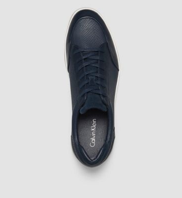 calvin klein navy trainers