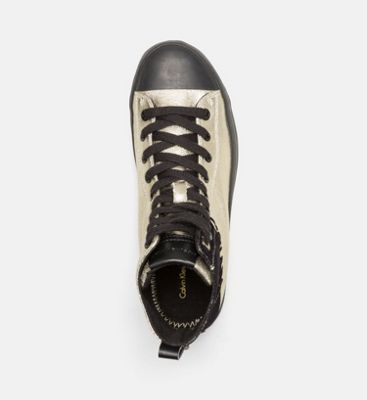 calvin klein gold sneakers