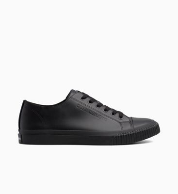 leather trainers calvin klein