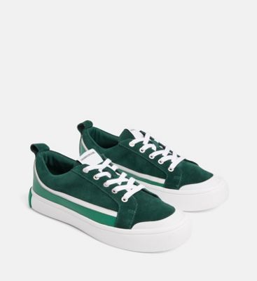 calvin klein trainers green