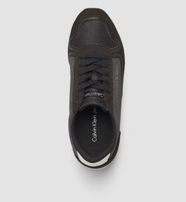 womens black calvin klein trainers