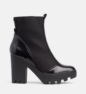 calvin klein high heel boots