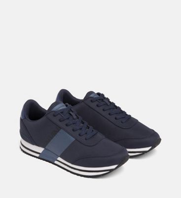 calvin klein navy trainers