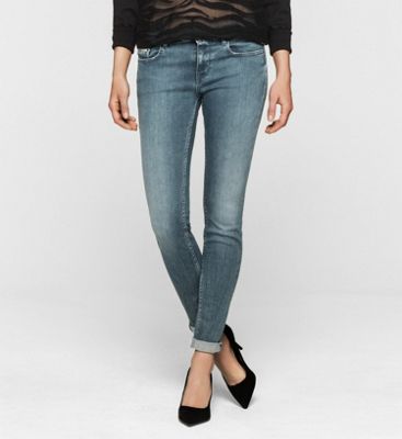 mid rise skinny jeans calvin klein