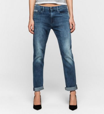 calvin klein slim boyfriend jeans