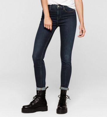 calvin klein jeans high rise skinny