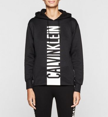 black calvin klein hoodie women's