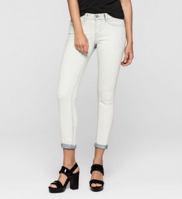 mid rise skinny jeans calvin klein