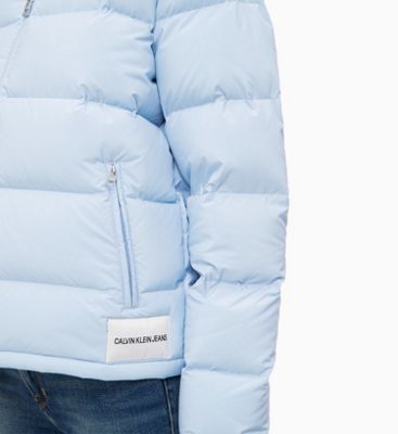 calvin klein short puffer jacket