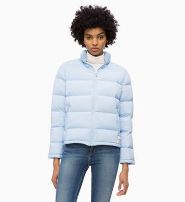 calvin klein short puffer jacket