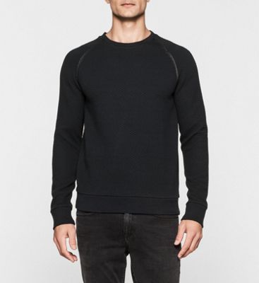 mens black calvin klein sweatshirt