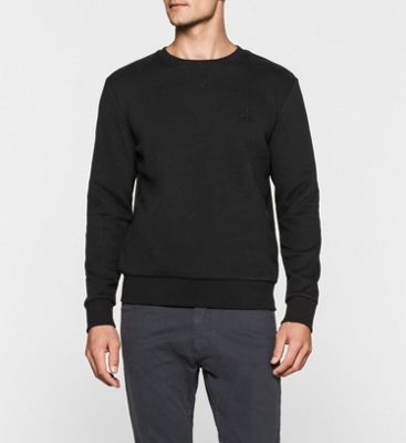 mens black calvin klein sweatshirt