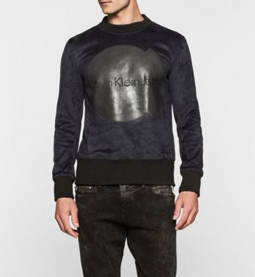 mens black calvin klein sweatshirt