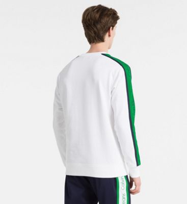 calvin klein side stripe sweatshirt