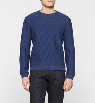 mens black calvin klein sweatshirt