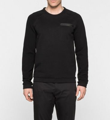 mens black calvin klein sweatshirt