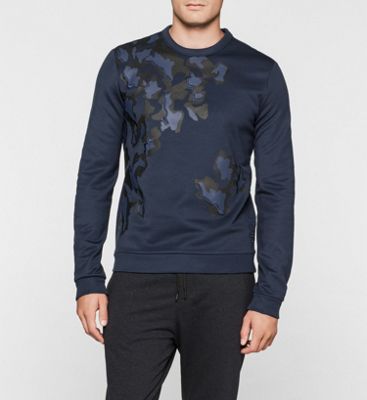 mens black calvin klein sweatshirt