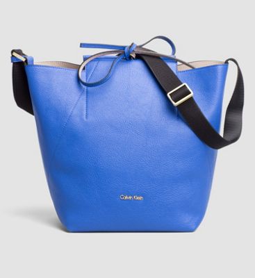 calvin klein blue tote