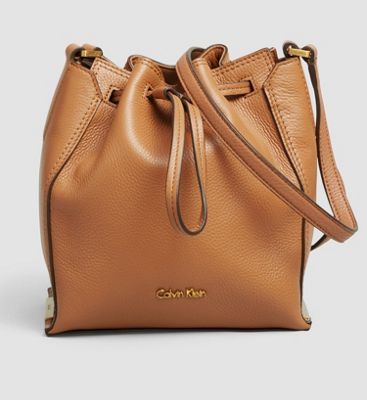 Leather Bucket Bag Calvin Klein® 