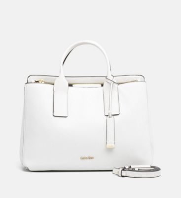 calvin klein white tote