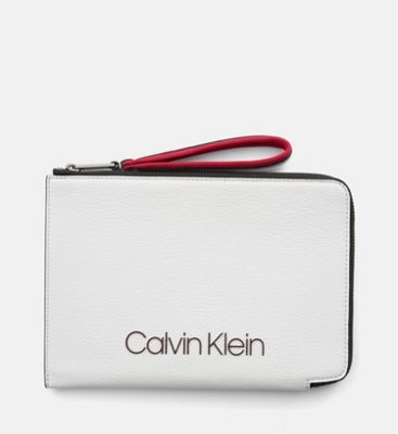 calvin klein canvas pouch