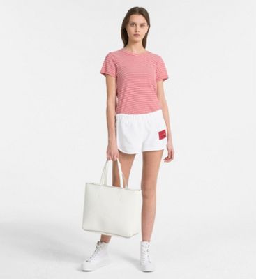 calvin klein white tote