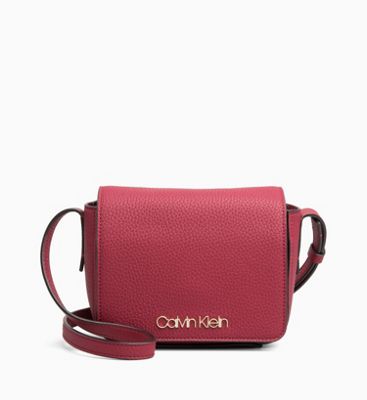 red calvin klein crossbody bag