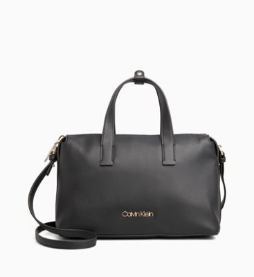 calvin klein black duffle bag