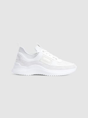 calvin klein white leather sneakers
