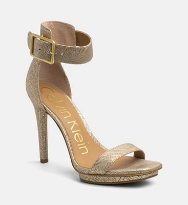 calvin klein gold shoes
