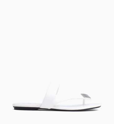 calvin klein white sandals