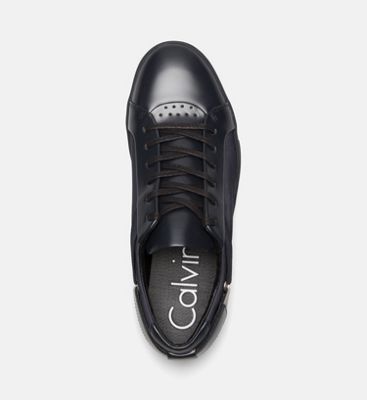 calvin klein navy trainers