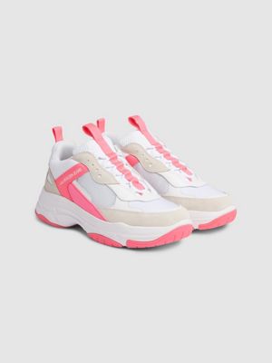 maya chunky leather trainers