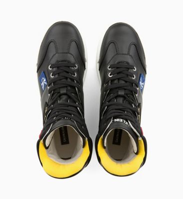 leather trainers calvin klein