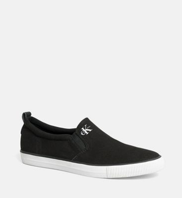 calvin klein white canvas shoes