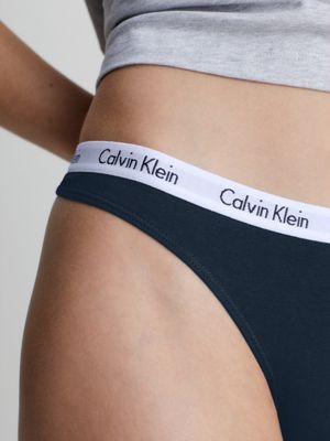 Buy Calvin Klein Navy Blue Carousel Thong from Next Lithuania