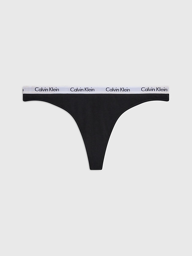 BLACK Thong - Carousel for women CALVIN KLEIN