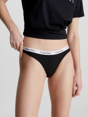  Calvin Klein Jeans Carousel Thong X 3 Knickers/Panties and  Other Botto Women Black - XS - G-Strings/Thongs Underwear : Clothing, Shoes  & Jewelry