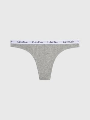 Calvin Klein Thong Modern Cotton Grey In Grey Heather, ModeSens