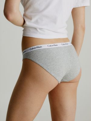  Calvin Klein Bragas de bikini de algodón elástico con