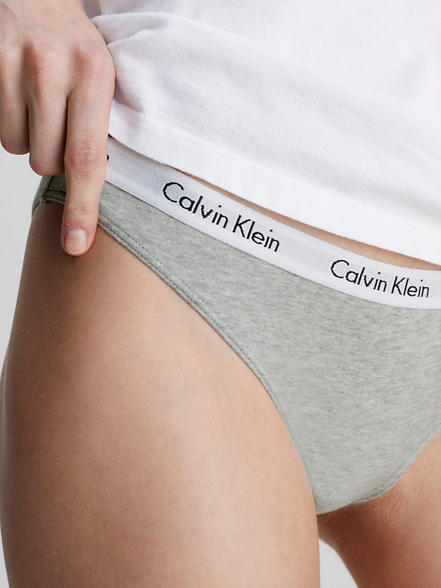 GREY HEATHER Bikini Briefs - Carousel for women CALVIN KLEIN