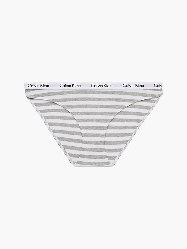 Rainer Stripe_gray Heather Bikini Briefs - Carousel undefined women Calvin Klein