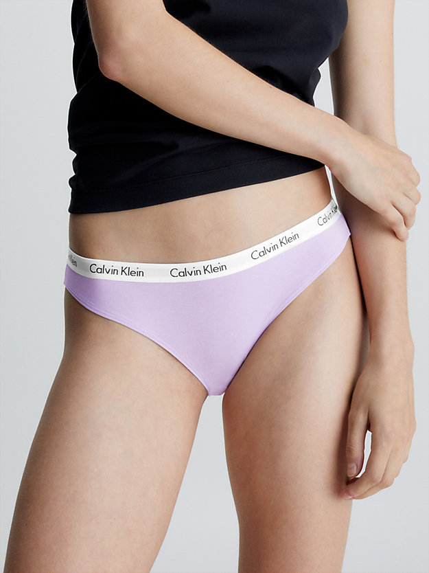 pastel lilac bikini briefs - carousel for women calvin klein