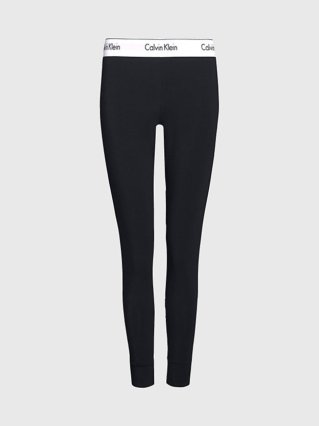 black lounge leggings - modern cotton for women calvin klein