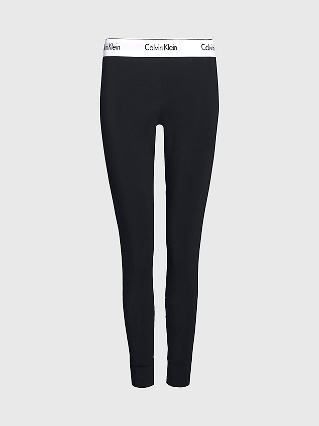 black lounge-leggings - modern cotton für damen - calvin klein