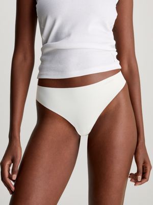 Women's Ivory Thong Panties