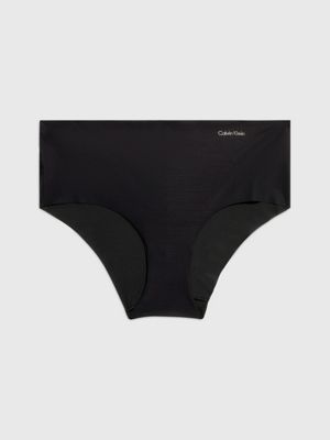 Calvin Klein SPEAKEASY/CARAMEL/BLACK Invisibles Hipster Panty, US XLarge