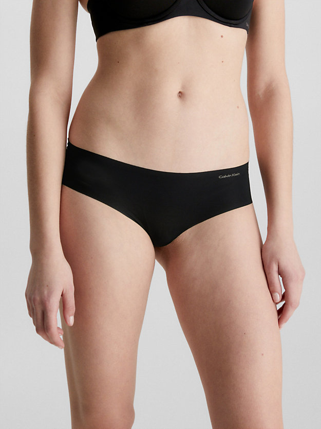 black high waisted hipster panty - invisibles for women calvin klein